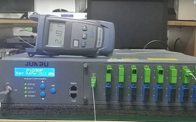 JUNPU testovacie video JP1623EAP EDFA WDM PON