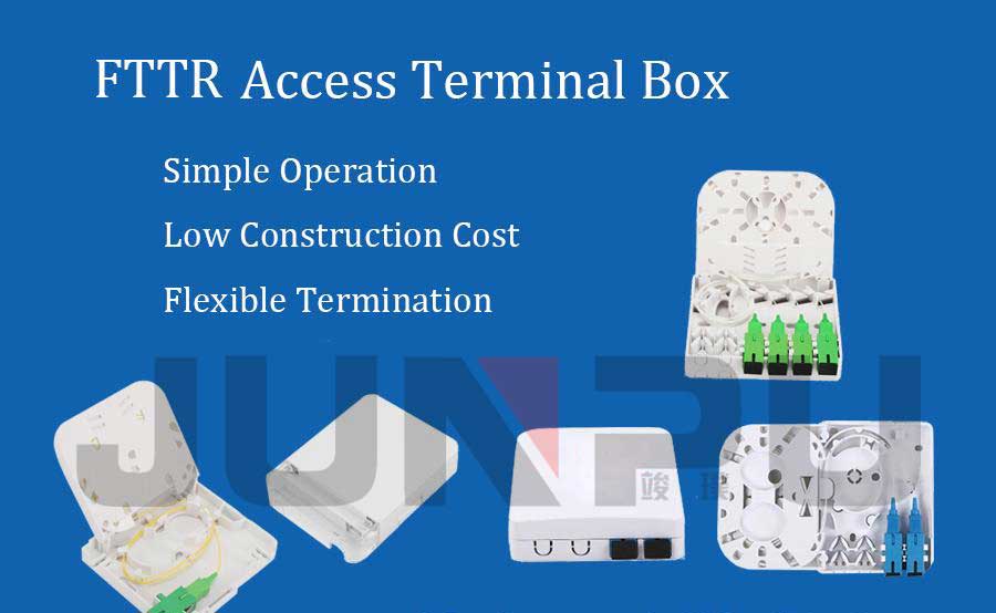 4-jadrová FTTH Fiber Termination Box