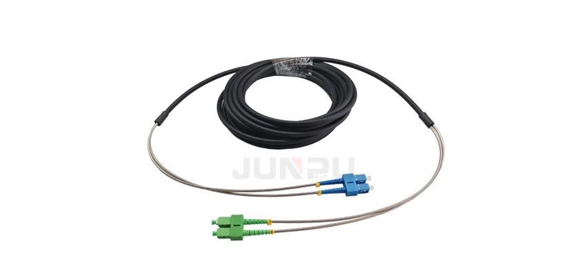 7.0mm duplexný vonkajší pancierovaný kábel typu Gyfjh (drop kábel, patch cord)